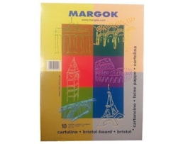 Caderno Cartolina Margok, 24x32cm c/10fls. sortidas
