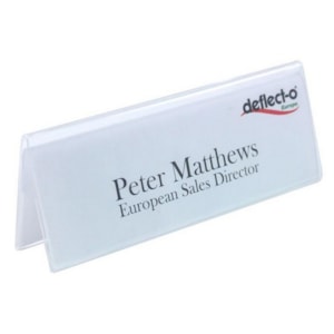 Porta Nomes Acrilico de Mesa, Ref. 778901, 150x55mm