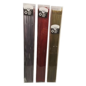 Laços Puxar, p/ prendas 32mm, Glossy Vermelho, Cx. 100