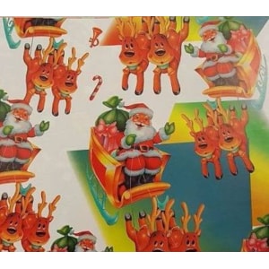 Papel Fantasia Natal 70x100, Emb. c/25 Fls. Refª 443