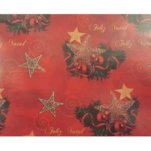 Papel Fantasia Natal 70x100, Emb. c/25 Fls. Refª 463