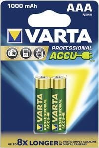 Pilhas Varta 5703 (AAA) Recarregáveis 1000Ah Blister c/2