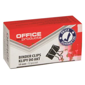 Molas OFFICE, p/ Papeis 19mm Cx.12 Unidades