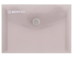 Envelope PP c/ botão Donau A7, (80X115), fumado