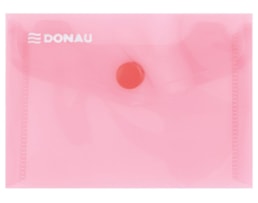 Envelope PP c/ botão Donau A7, (80X115), encarnado