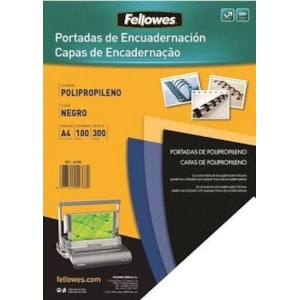 Capas Fellowes PP A4 (300) 280 Mic. Azul Pack 100