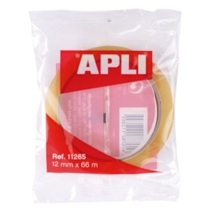 Fita cola Apli transp. 12X66m Refª 11265