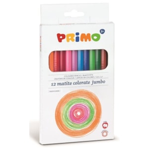 Lápis Côr Primo Maxi Cx. c/12 cores 510Maxi12E