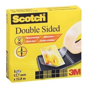 Fita Cola 3M Dupla 12x22,8 m Scotch Ref.665