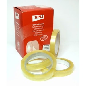 Fita cola Apli transp. 15X66m Refª 11896