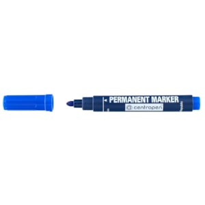 Marcador Centropen Permanente, Red. Ref.8510, Azul