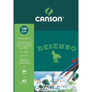Caderno A2 Canson Cavalinho 24Fls. 120grs.