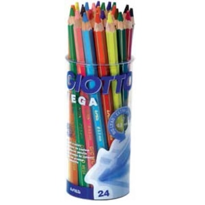 Lápis Cor Giotto Mega c/2X12 cores Ref.519700