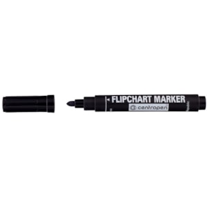 Marcador Centropen Flipchart,  Ref.8550, Preto