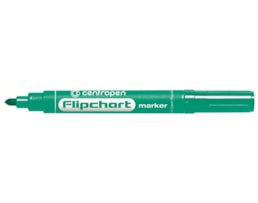 Marcador Centropen Flipchart,  Ref.8550, Verde