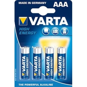 Pilhas Alcalinas Varta High Energy R.4903 LR03  AAA Bl. c/4
