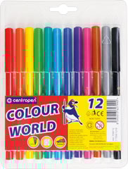 Marcador Centropen Color World, ref. 7550/12, 12 cores