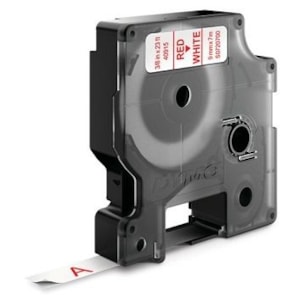 Fita Dymo Pocket 9mmx7m Ref.40915 Encarnado/Branco