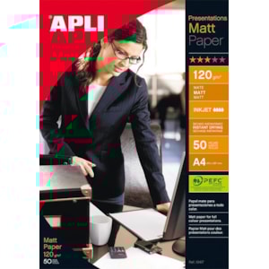 Papel Apli A4 Matt 120g. 50Fls. Refª10417