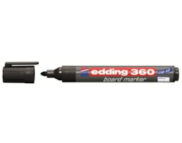 Marcador Edding 360 p/ Quadro Branco Preto