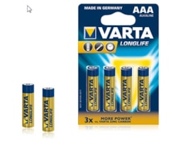 Pilhas Alcalinas Varta 4103 - LR03, AAA, Bl. 4,  (Eco)