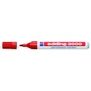 Marcador Edding 3000 Encarnado