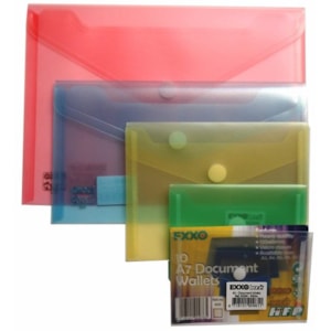 Envelope Plástico c/ Velcro HFP A5 Ref.904 Azul