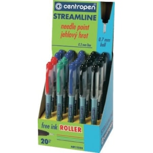 Marcador Centropen Roller, P. agulha, Refª 2355/20 Exp. 20