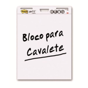 Bloco Post-it Reuniões cavalete, 30fls. liso, Refª-559