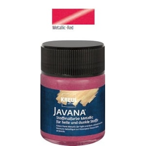 Tinta Javana, Textil, metálico, 50ml, 34-Encarnado