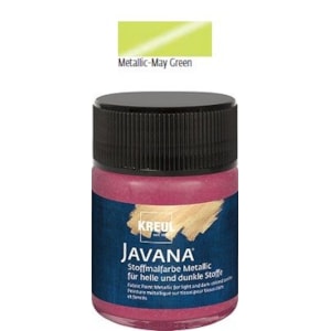Tinta Javana, Textil, metálico, 50ml, 41-Verde Maio