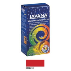 Corante JAVANA p textil (Máq. Lavar) 150 ml, Encarnado