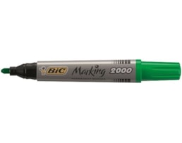 Marcador BIC Grosso Marking 2000 Permanente Verde
