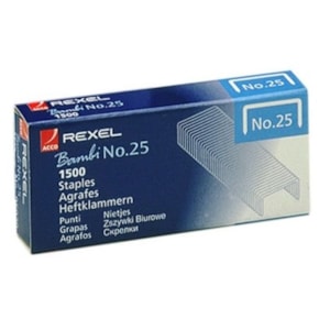 Agrafes Rexel p/ Bambi Cx.1500