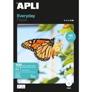 Papel Apli Everyday A4 180g. 100Fls. Refª11475