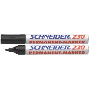 Marcador Schneider Permanente Ref.230 Preto