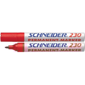 Marcador Schneider Permanente Ref.230 Encarnado