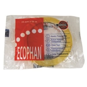 Fita Cola Ecophan, transparente, 15x66m