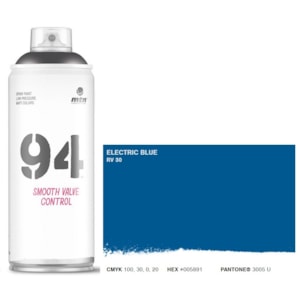 Tinta Spray MTN 94, 400 ml, RV30, Azul Elétrico