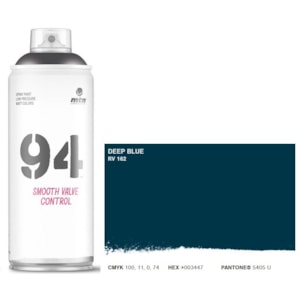 Tinta Spray MTN 94, 400 ml, RV162, Azul Profundo