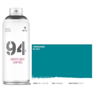 Tinta Spray MTN 94, 400 ml, RV5018, Turquesa