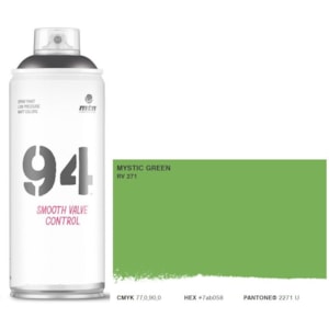 Tinta Spray MTN 94, 400 ml, RV271, Verde Mistíco