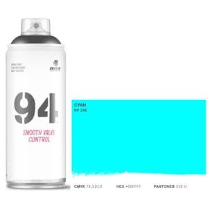 Tinta Spray MTN 94, 400 ml, RV245, Cian