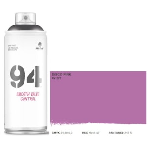 Tinta Spray MTN 94, 400 ml, RV277, Rosa Disco
