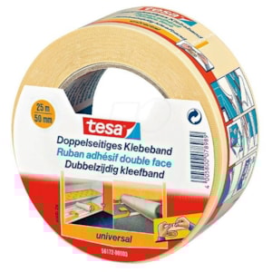 Fita Cola Tesa Dupla Alcatifas Transp. 50mmx25m Ref 56172
