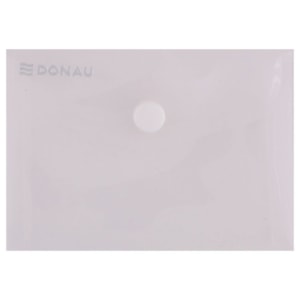 Envelope PP c/ botão Donau A7, (80X115), transparente