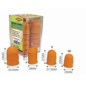 Dedeiras Borracha, 34mmX30,5mm, Nº 2