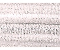 Chenille Fixo 6mmX30Cm, Branco, 68013100, Bl. c/50 tiras