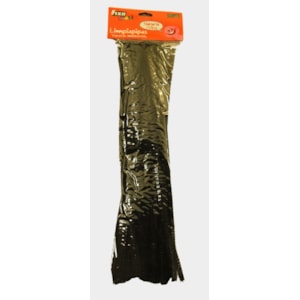 Chenille Fixo 6mmX30Cm, Preto, 68013900, Bl. c/50 tiras