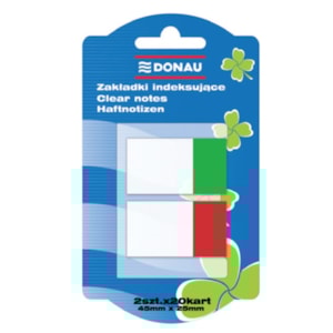 Blocos PP Index Donau, 2 Cores, c/25x45mm, 2X20